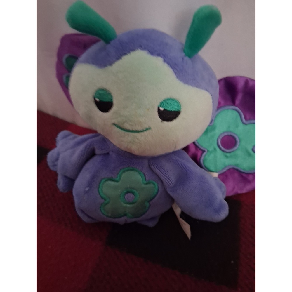 Ganz Webkinz Zumbuddy Zane Lazy Zum Plush Butterfly Purple Blue No Code - Picture 3 of 5